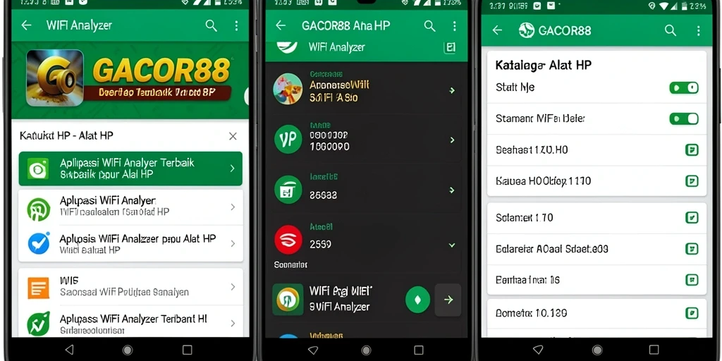 Tampilan antarmuka GACOR88 yang informatif dan user-friendly.