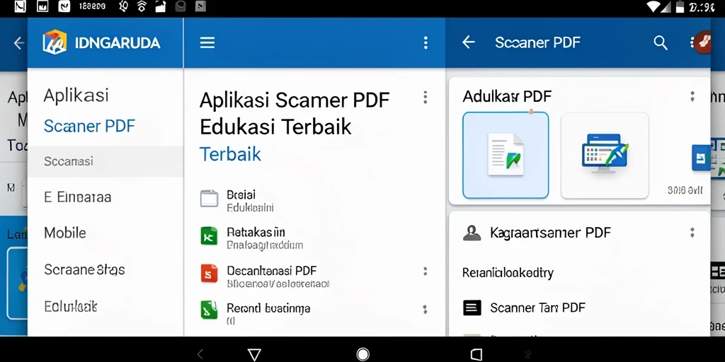 Antarmuka IDNGARUDA yang intuitif dan ramah pengguna.