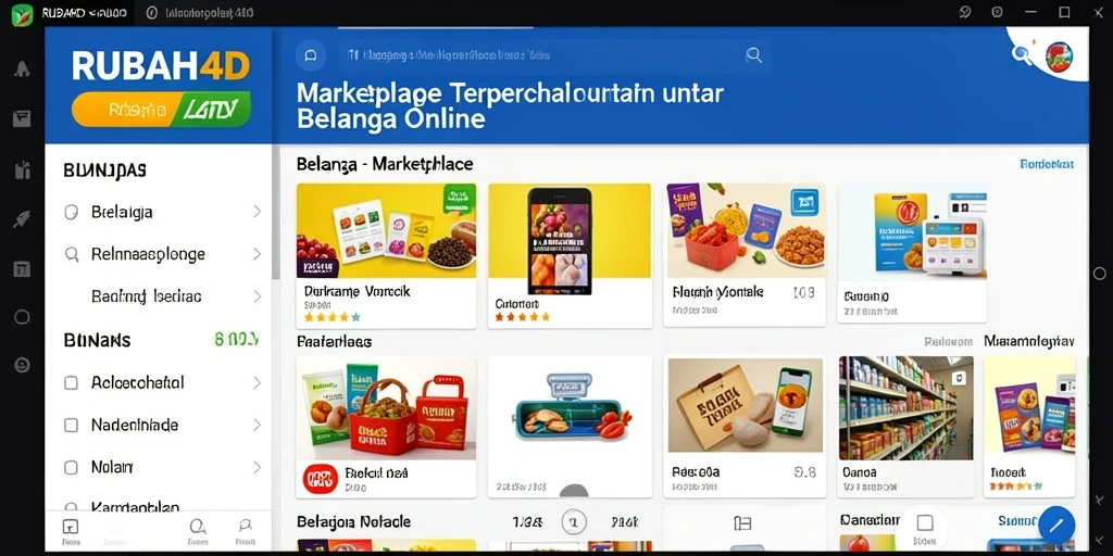 Tampilan antarmuka pengguna RUBAH4D yang sederhana dan menarik.