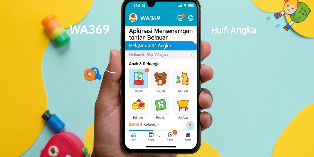 Tampilan antarmuka WA369 yang edukatif dan ceria.